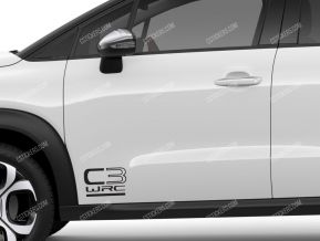 Citroen C3 WRC Stickers for Doors