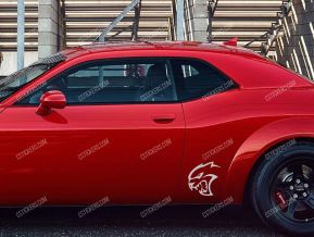 Dodge Hellcat Stickers for Side