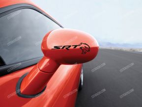 Dodge SRT Hellcat Stickers for Mirrors