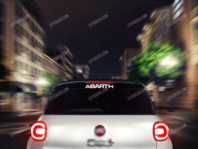 Fiat Abarth Sticker for Rear Window