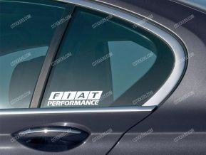 Fiat Performance Stickers for Side Window