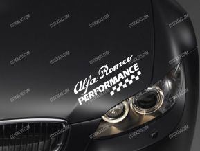 Alfa Romeo Performance Sticker for Bonnet