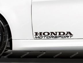 Honda Motorsport Stickers for Doors