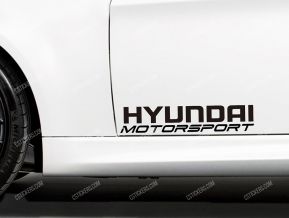 Hyundai Motorsport Stickers for Doors