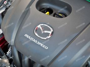 MazdaSpeed Stickers for Engine Cover