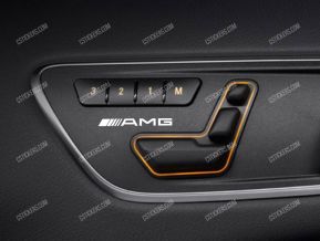 Mercedes-Benz AMG Stickers for Seat Controls