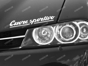 Alfa Romeo Cuore Sportivo Sticker for Bonnet
