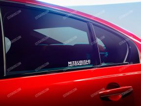 Mitsubishi Motorsport Stickers for Side Windows