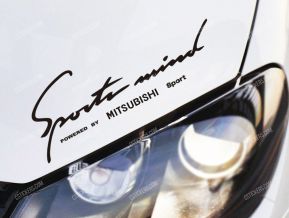 Mitsubishi Sports Mind Sticker for Bonnet