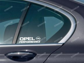 Opel Performance Stickers for Side Window