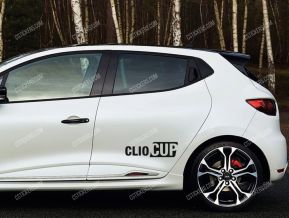 Renault Clio Cup Stickers for Doors (New Style)