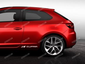 Seat Cupra Stickers for Side Skirt