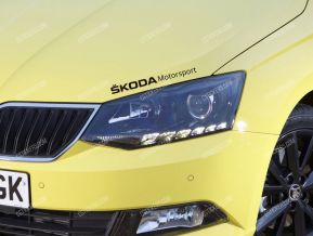 Skoda Motorsport Sticker for Bonnet