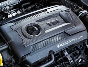 Skoda Motorsport Sticker for Engine Cover