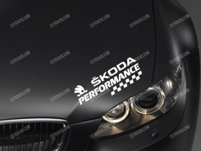 Skoda Performance Sticker for Bonnet