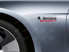 Skoda Sport Stickers for Wings