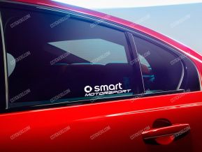 Smart Motorsport Stickers for Side Windows