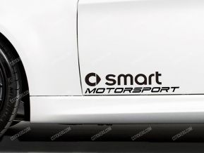 Smart Motorsport Stickers for Doors