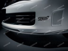 Subaru STI Stickers for Front Bumper