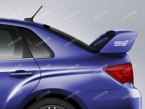 Subaru STI Stickers for Wing Spoiler