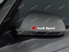 Audi Sport Stickers for Mirror Cover