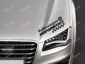 Volkswagen Performance Sticker for Bonnet