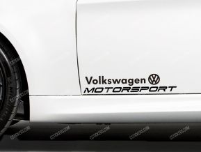 Volkswagen Motorsport Stickers for Doors
