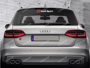 Audi Sport Stickers for Rear Window