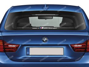 BMW M Motorsport sticker for rear window