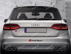Audi Sport Stickers for Rear Bumper
