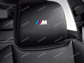BMW M stickers for headrests