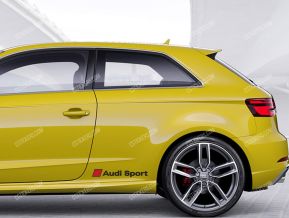 Audi Sport Stickers for Side Skirts