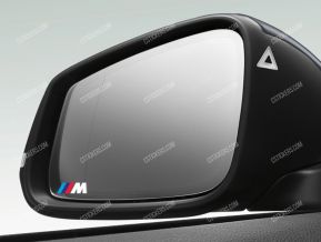 BMW M stickers for mirror glass