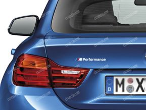 BMW M Performance stickers for trunk