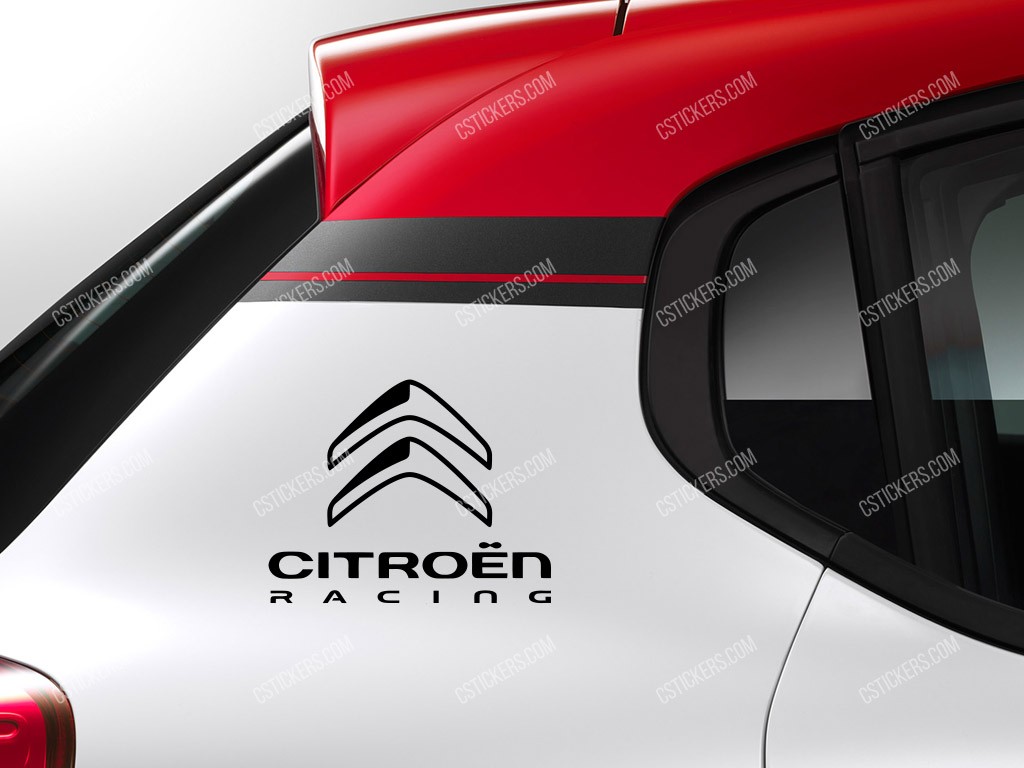 Citroen Racing Stickers for Rear Quarter