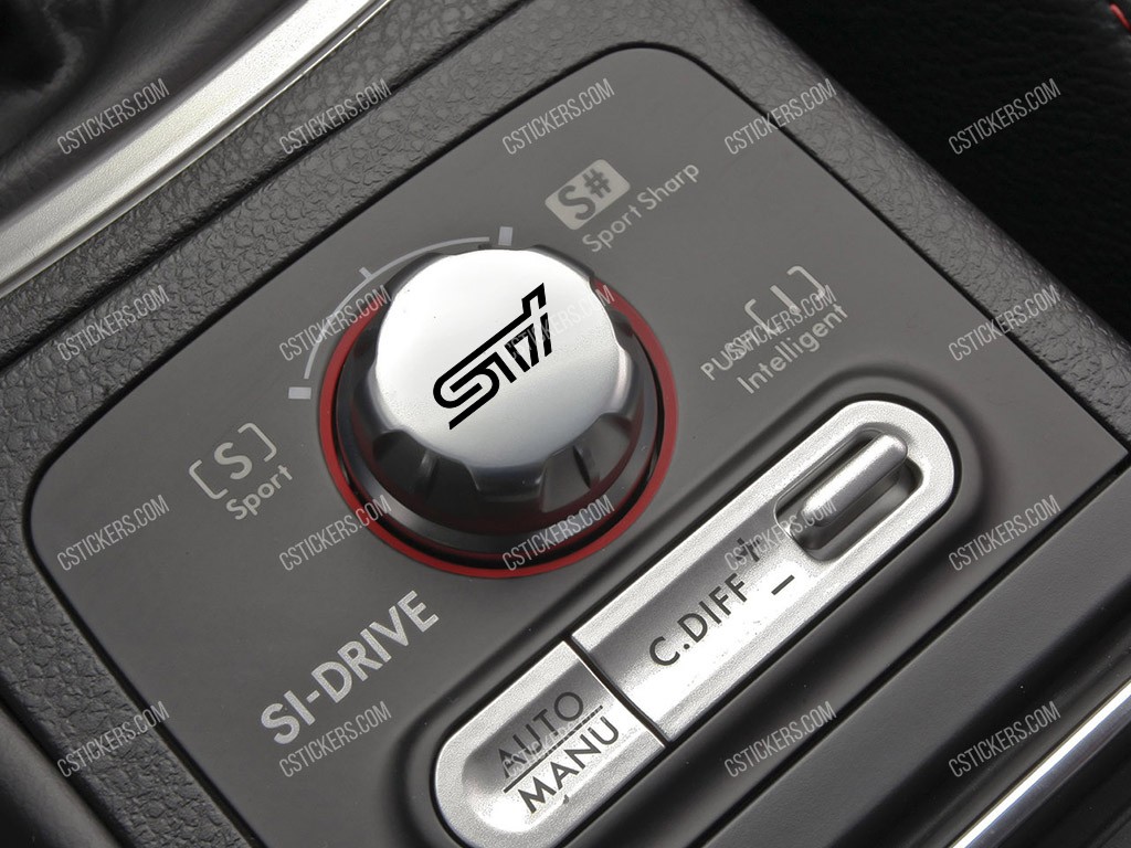 Subaru STI Stickers for SI-Drive Button