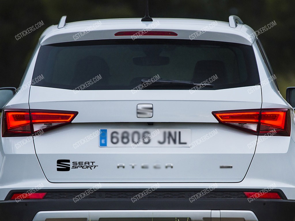Seat Sport Sticker for Boot Lid