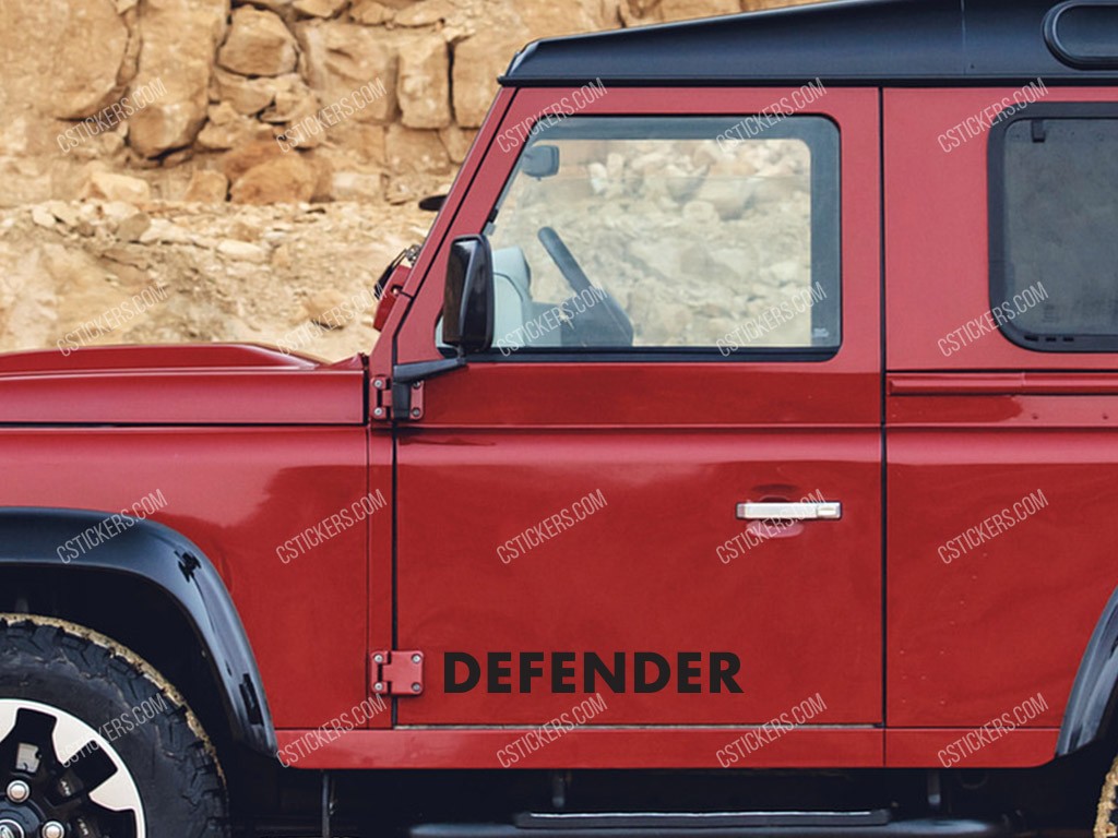 Land Rover Defender Stickers for Doors