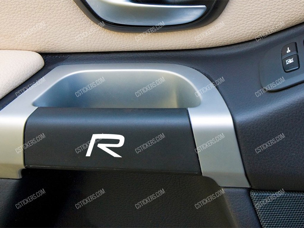 Volvo R-design Stickers for Interior Door Handles