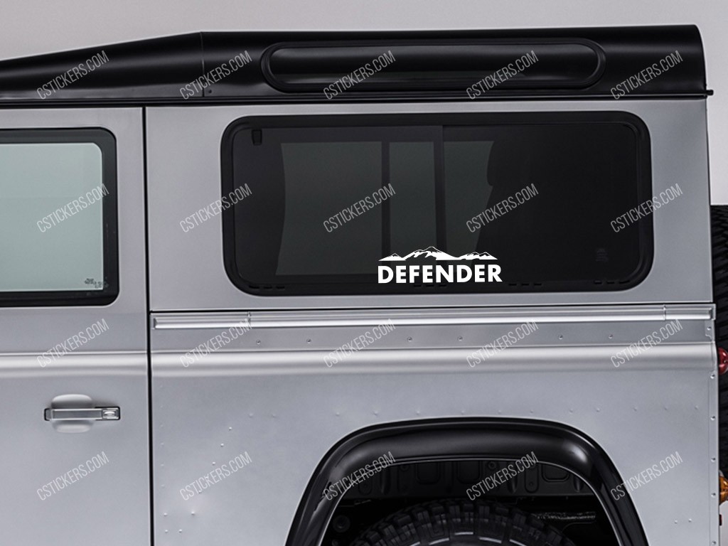 Land Rover Defender Stickers for Side Windows