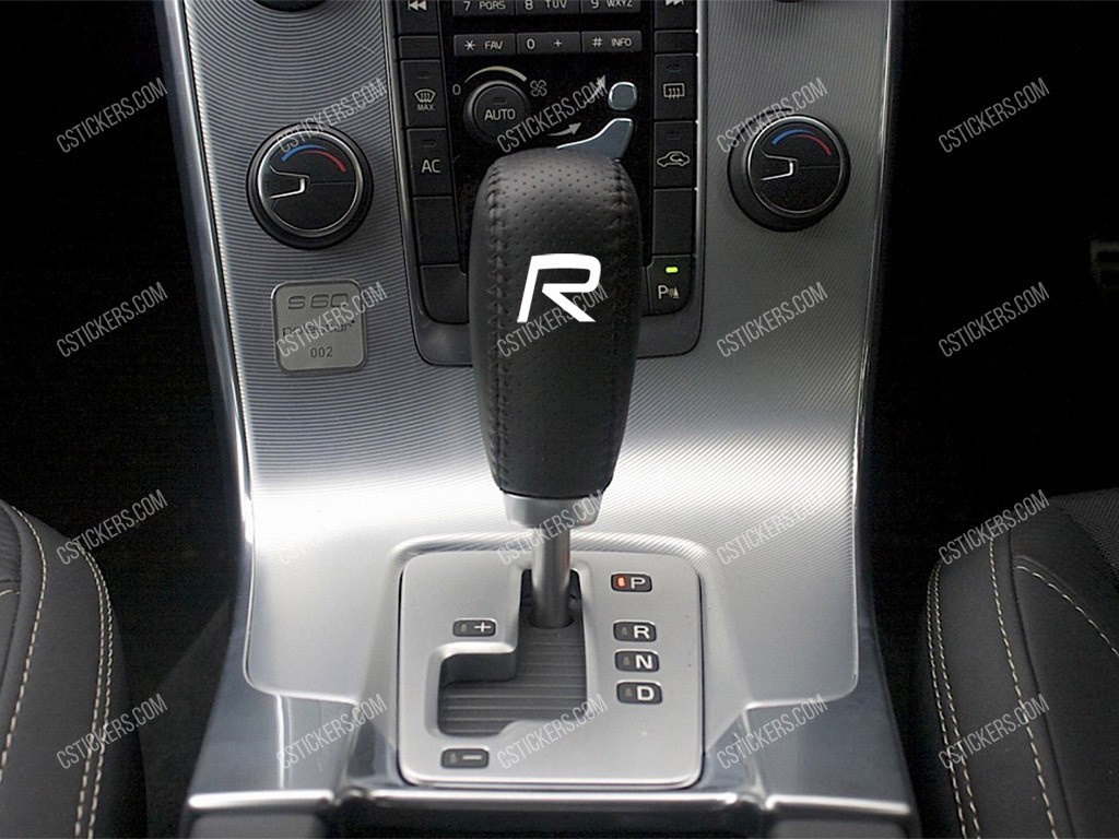 Volvo R-design Stickers for Gear Lever