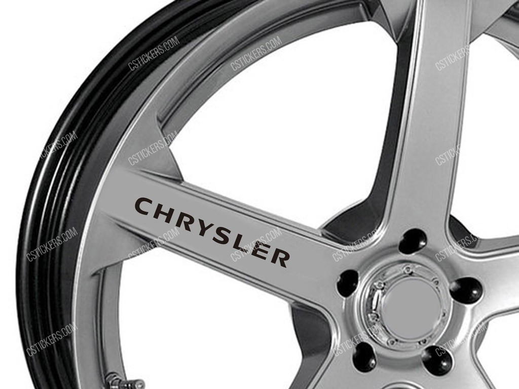 Chrysler Stickers for Wheels