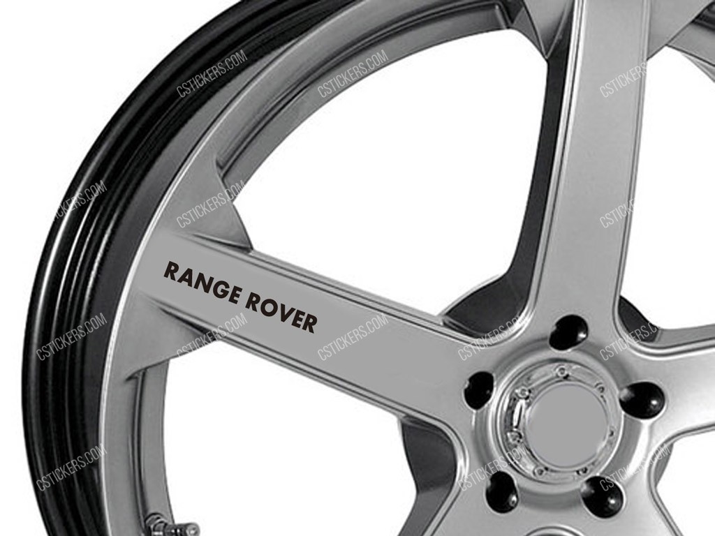 Range Rover Stickers for Wheels