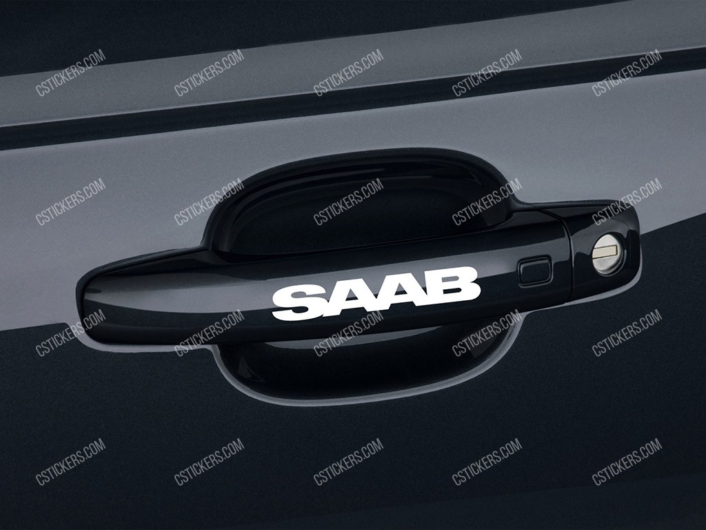 Saab Stickers for Door Handles