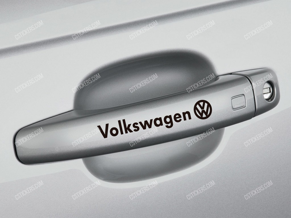 Volkswagen Stickers for Door Handle