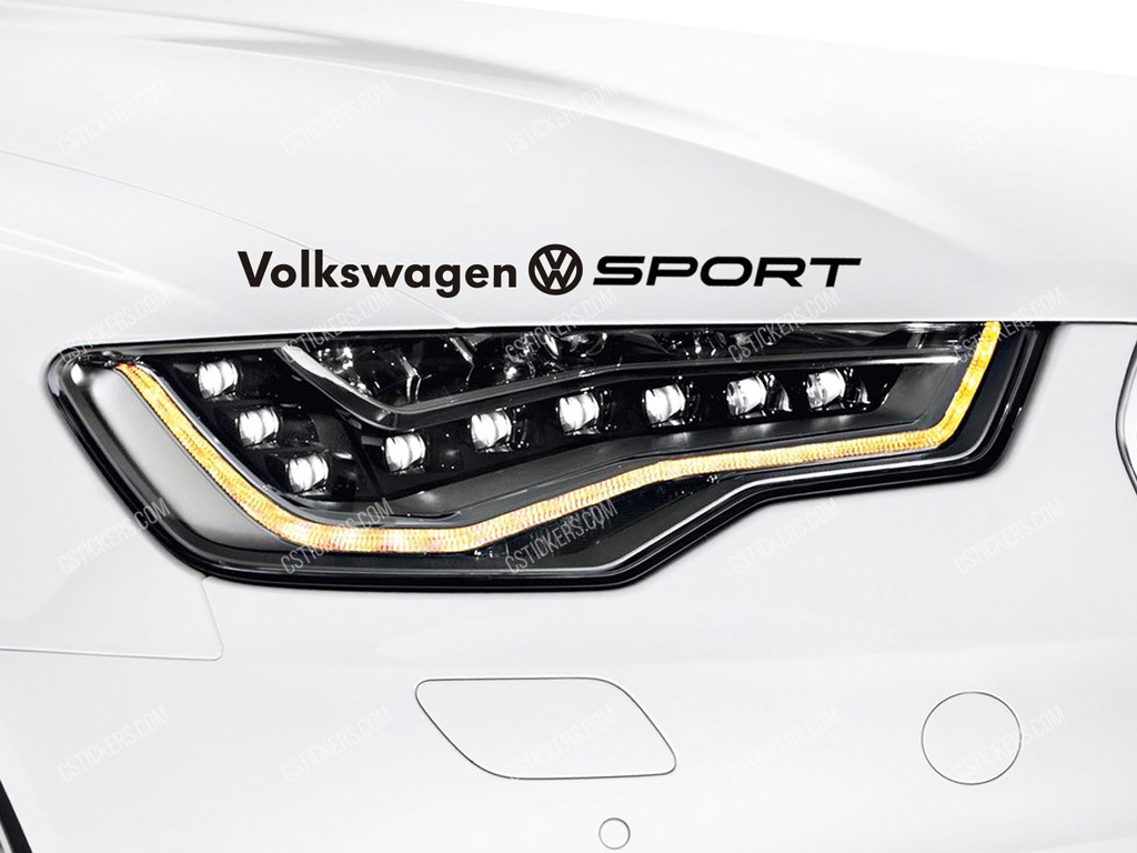 Volkswagen Sport Sticker for Bonnet